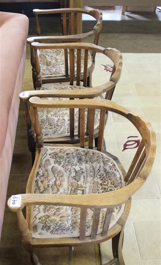 3 tub chairs